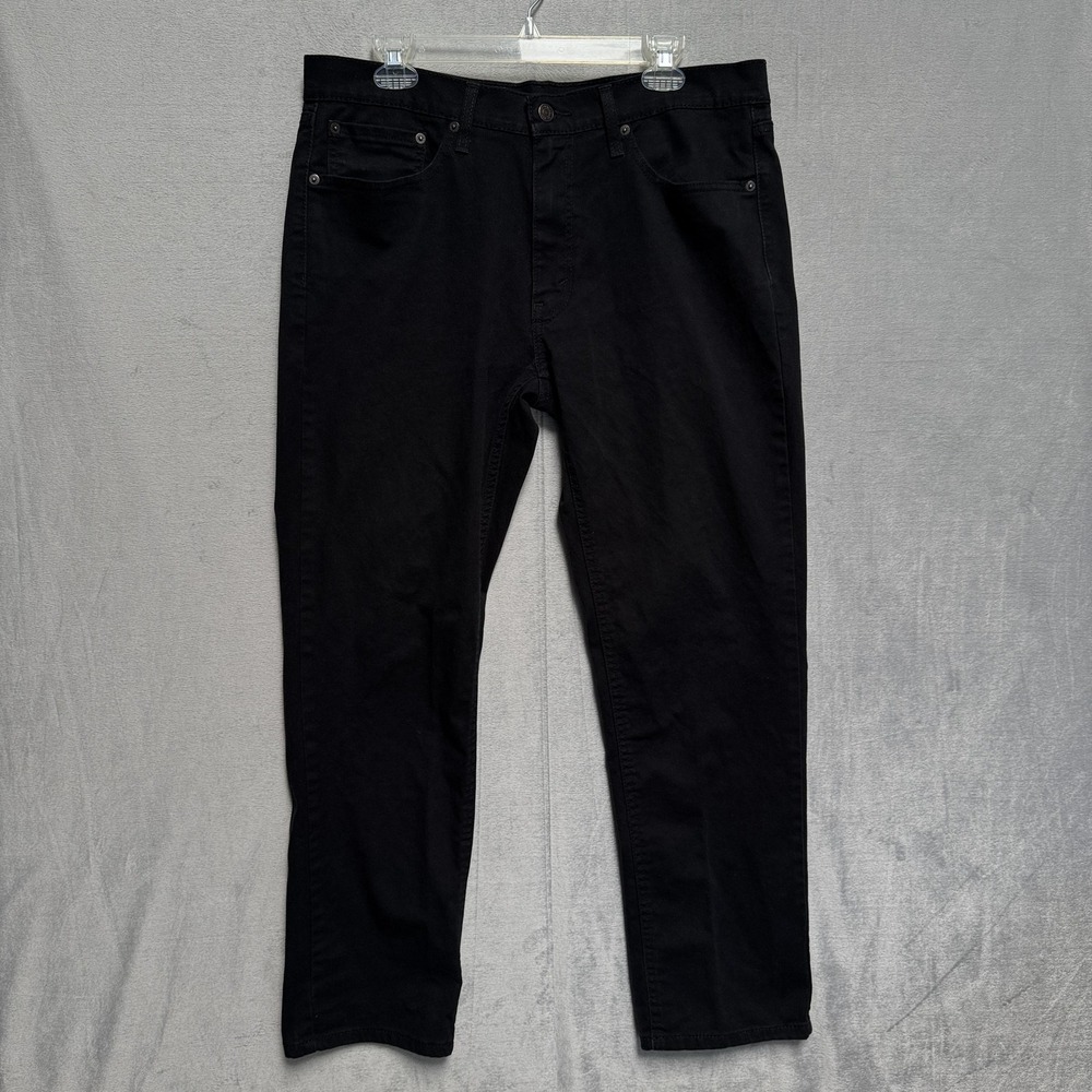 Levis 541 Jeans Mens 34x30 Black Tapered Athletic Fit Denim‎ Cotton Blend